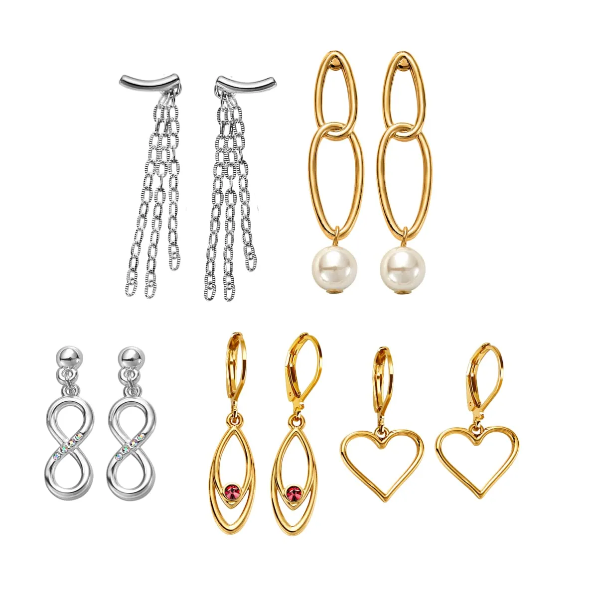 Set Aretes x5 Sparkling Dance