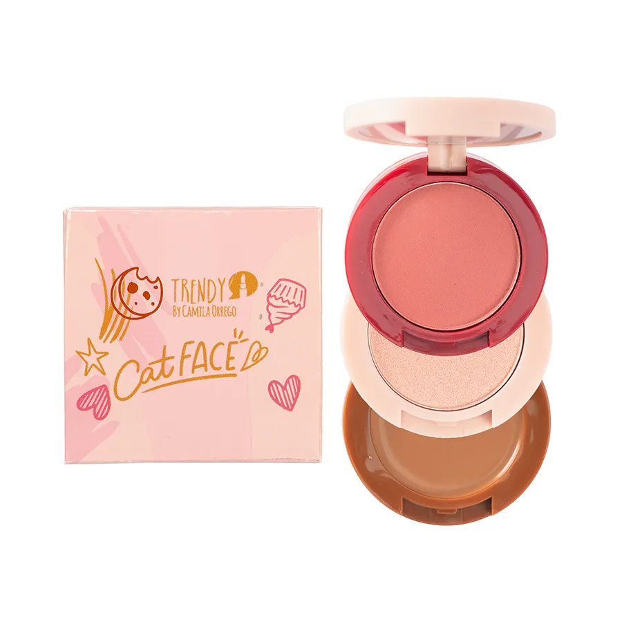 Torre Rubor, Iluminador Y Contorno Cat Face